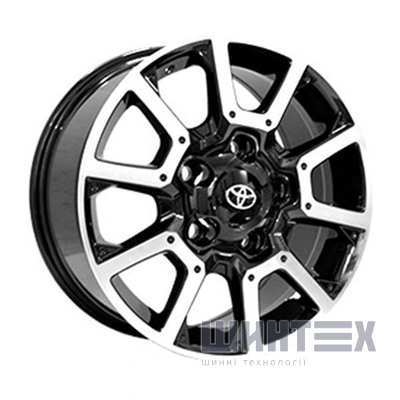 Replica Toyota TY1380TRD 8.5x20 5x150 ET55 DIA110.5 BKF